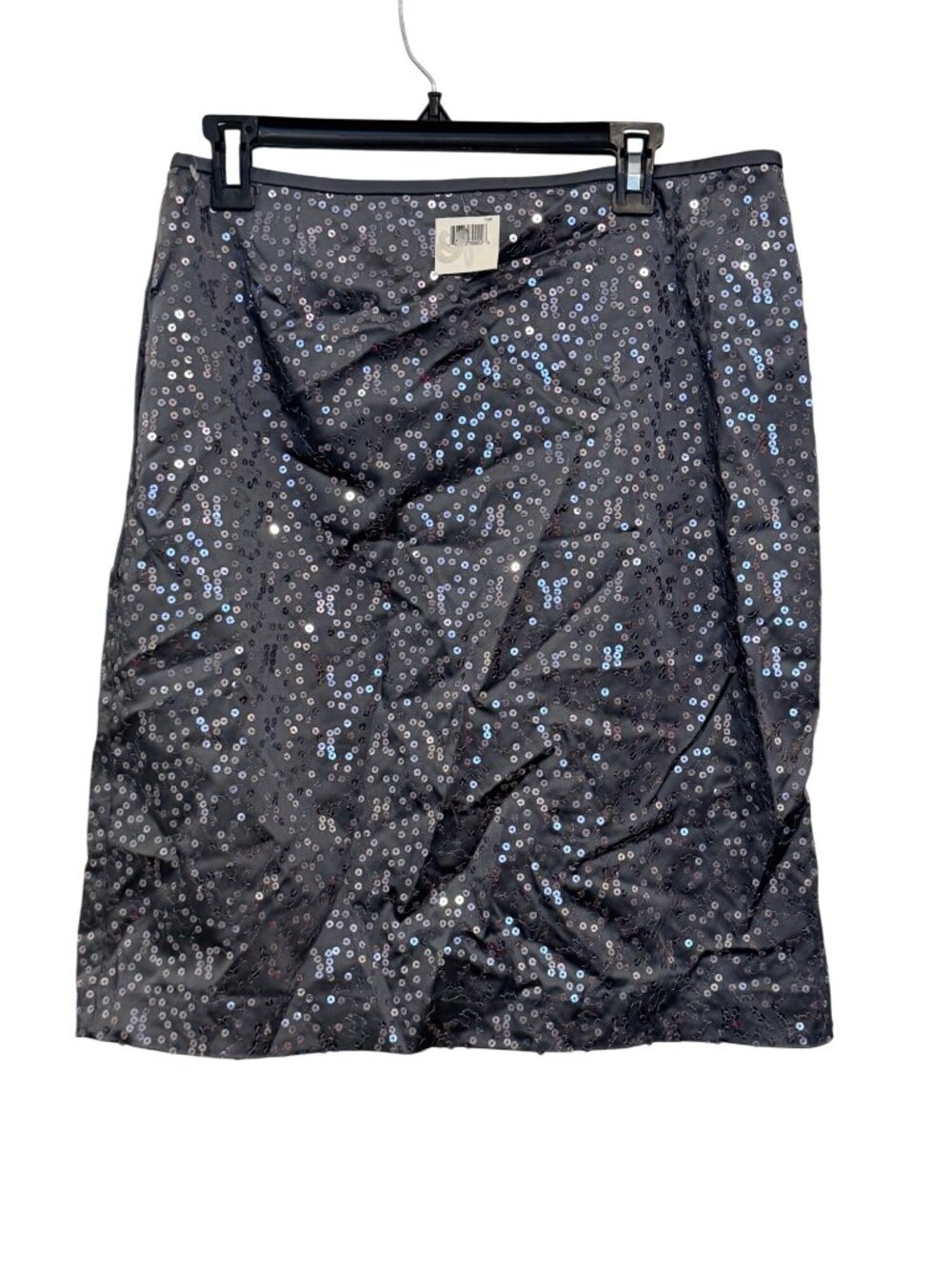 Alex Marie Black Sequin Knee-Length Pencil Skirt Size 12 Dry Clean Only - Picture 2 of 8